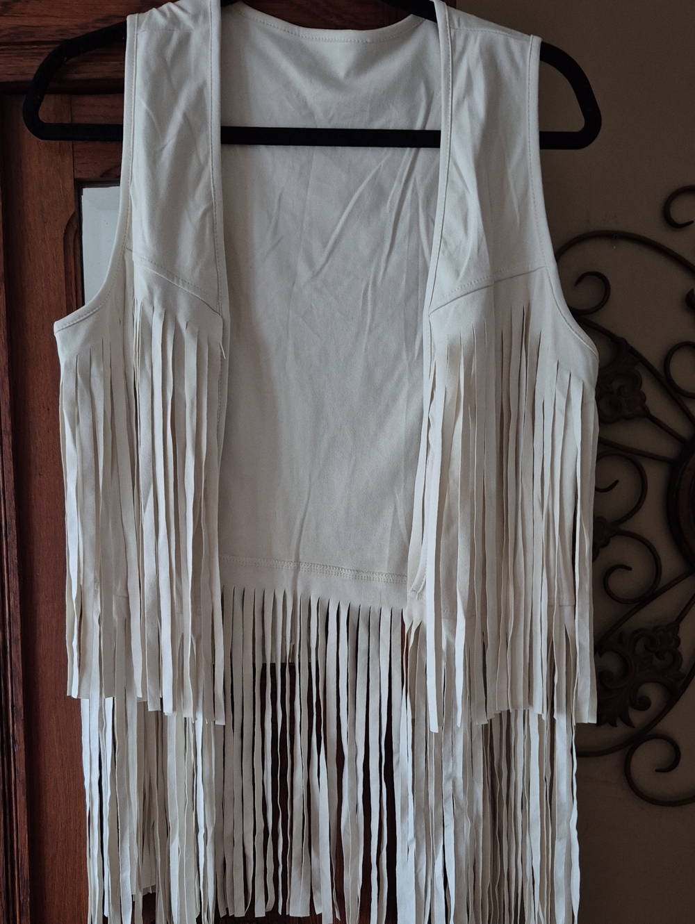 Fringe Open-Front Vest